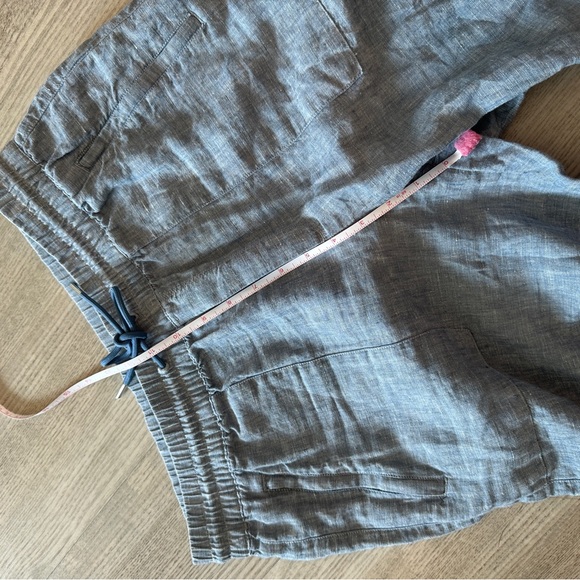 Athleta Blue Cabo Linen Wide-Leg Pants 8 - Picture 15 of 16